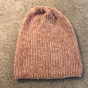 Gap Pink Chenille Beanie Hat